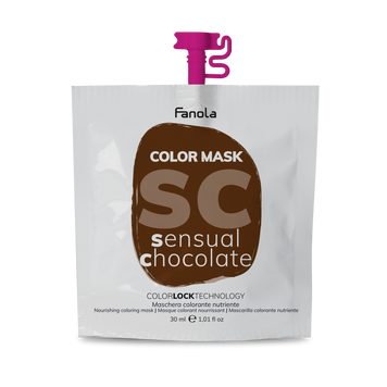 Маска тонуюча для волосся Fanola Color Mask Sensual Chocolate 30 мл 00-00024621 фото