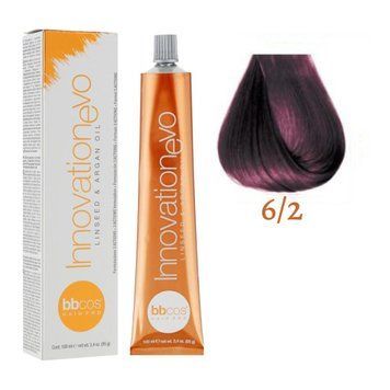 Крем-краска для волос BBCos Innovation Evo №6.2 Dark Purple Blond 100 мл (уценка) 00-00023122 фото