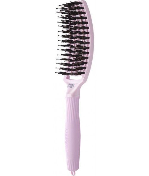 Щітка для укладки волосся Olivia Garden Finger Brush Care Iconic Boar&Nylon Ethereal Lavender 00-00027332 фото