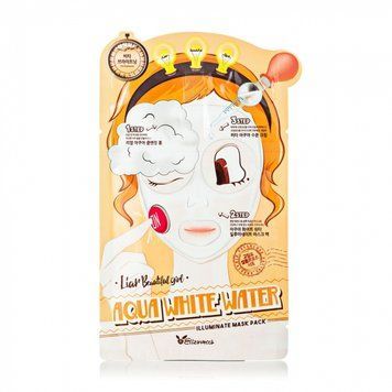 Маска трехступенчатая осветляющая и увлажняющая Elizavecca Aqua White Water Illuminate Mask 25 мл 00-00016755 фото
