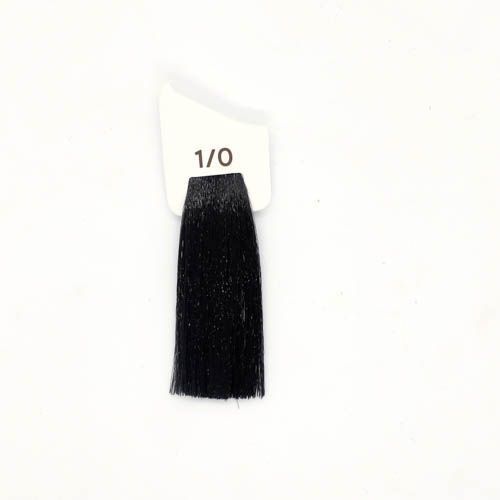 Крем-краска аммиачная для волос Inebrya Сolor №1/0 Black 100 мл 00-00021409 фото