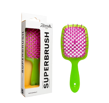 Щітка для волосся Janeke Superbrush Зелено-фіолетова 00-00021828 фото
