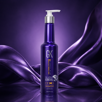 Шампунь срібний з антижовтим ефектом GKhair Silver Shampoo 280 мл 00-00011198 фото