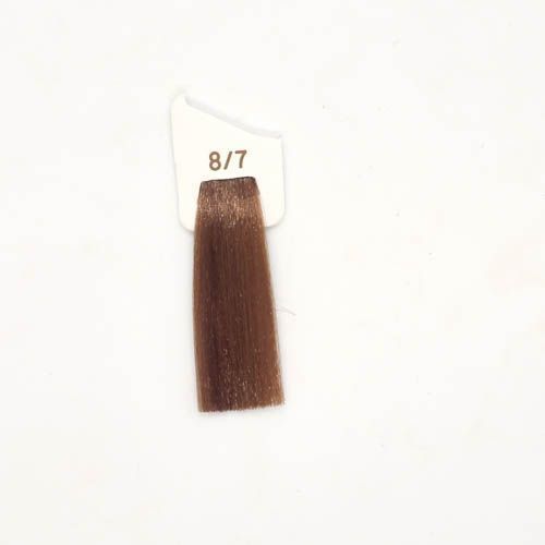 Крем-фарба аміачна для волосся Inebrya Сolor №8/7 Light Blonde Brown 100 мл 00-00021459 фото