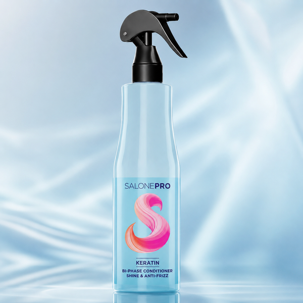 Кондиціонер для волосся двофазний Salone Pro Keratin Shine & Anti-Friz 400 мл 00-00024260 фото