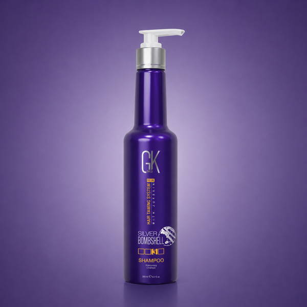 Шампунь срібний з антижовтим ефектом GKhair Silver Shampoo 280 мл 00-00011198 фото