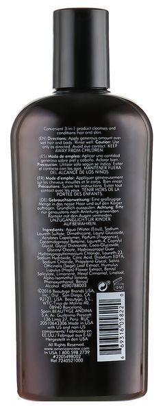 Засіб для догляду за волоссям та тілом 3-в-1 American Crew Classic 250 мл 00-00011041 фото