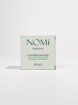 Кондиціонер твердий для жирного типу волосся NOMI Balance Conditioner 60 г 00-00027345 фото