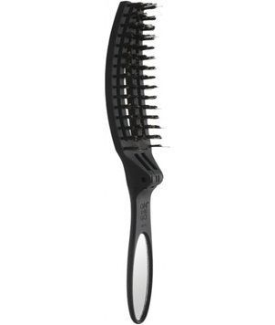 Щітка масажна Olivia Garden Finger Brush Care Go Boar&Nylon Black 00-00024795 фото