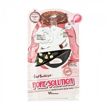 Маска трехступенчатая для сужения пор Elizavecca Pore Solution Super Elastic Mask Pack 25 мл 00-00016754 фото