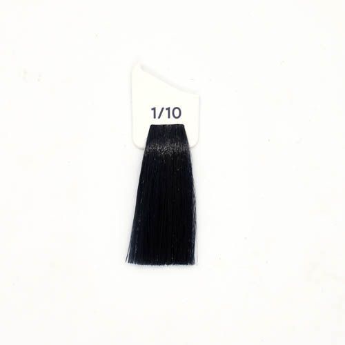 Крем-краска аммиачная для волос Inebrya Сolor №1/10 Black Blue 100 мл 00-00021410 фото