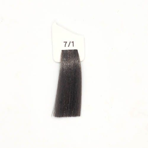 Крем-фарба аміачна для волосся Inebrya Сolor №7/1 Blonde Ash 100 мл 00-00021450 фото