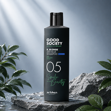 Шампунь оттеночный с пепельно-синей пигментацией Artego 05 B-Blonde Ash Blue Shampoo 250 мл 00-00022410 фото