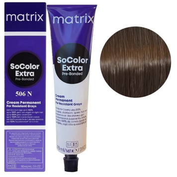 Крем-фарба для волосся Matrix Socolor Beauty Extra №506N Темний блондин натуральний 90 мл 00-00026542 фото