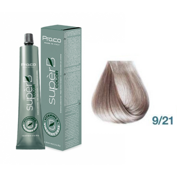 Фарба для волосся безаміачна Pro.Color Super B №9.21 Very Light Violet Ash Blond 100 мл 00-00021264 фото