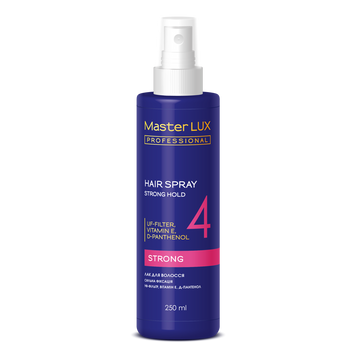 Лак для волосся сильної фіксації Master LUX Professional Hair Spray 250 мл 00-00019229 фото
