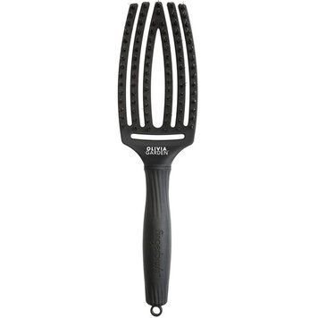 Щітка для укладання волосся Olivia Garden Finger Brush CARE Ionic Boar&Nylon Full Black М 00-00024873 фото