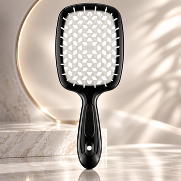 Щітка для волосся Janeke Superbrush SMALL Чорно-біла 00-00022826 фото