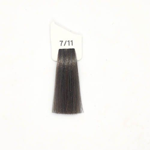 Крем-краска аммиачная для волос Inebrya Сolor №7/11 Blonde Intense Ash 100 мл 00-00021451 фото