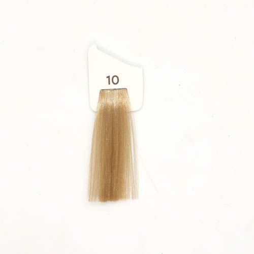 Крем-краска аммиачная для волос Inebrya Сolor №10 Pure Blonde Platinum Light 100 мл 00-00021411 фото