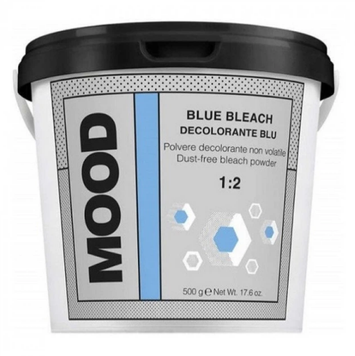 Пудра для обесцвечивания волос Mood De-Color Blu Bleach 500 гр 00-00026892 фото