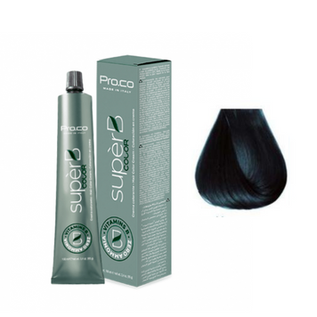 Краска для волос безаммиачная Pro.Color Super B Hair Color Cream №1.11 Blue Black 100 мл 00-00021215 фото