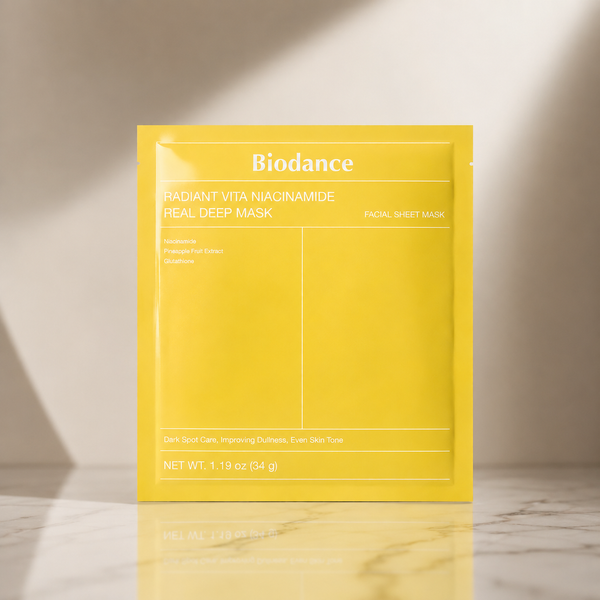 Маска гидрогелевая с витамином С для тусклой кожи Biodance Radiant Vita Niacinamide Real Deep 00-00025206 фото