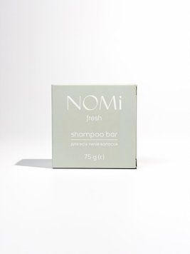 Шампунь твердий для всіх типів волосся NOMI Fresh Shampoo 75 г 00-00027346 фото
