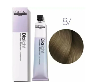 Гель-краска кислотная без аммиака L'Oreal Professionnel DIA Light №8 Светлый блондин 50 мл 00-00019173 фото