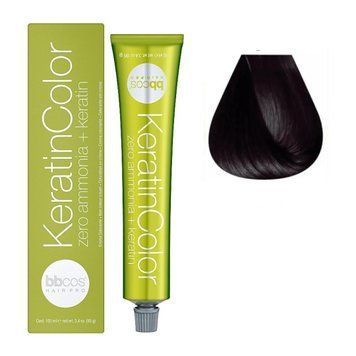 Крем-краска безаммиачная для волос BBCos Keratin Color №1.11 Nero Blu 100 мл 00-00023172 фото