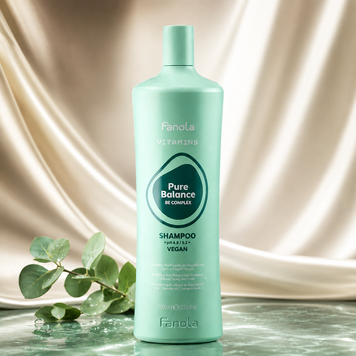 Шампунь проти жирної шкіри голови Fanola Vitamins Pure Balance 1000 мл 00-00021882 фото