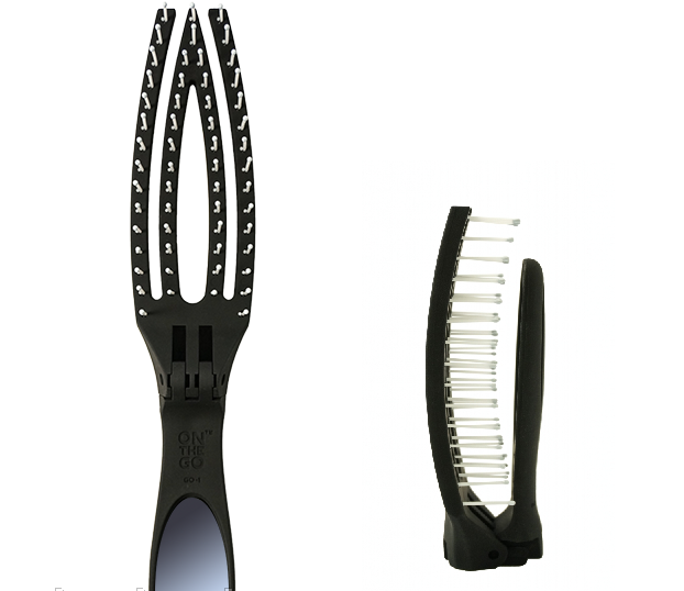 Щітка масажна з нейлоновою щетиною Olivia Garden ON THE GO Detangle&Style 00-00011465 фото