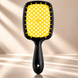 Щітка для волосся Janeke Superbrush Чорно-жовта 00-00018953 фото 2