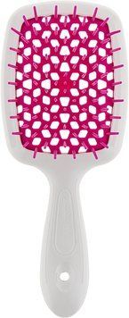 Щітка для волосся Janeke Superbrush SMALL Біла з фіолетом 00-00022709 фото