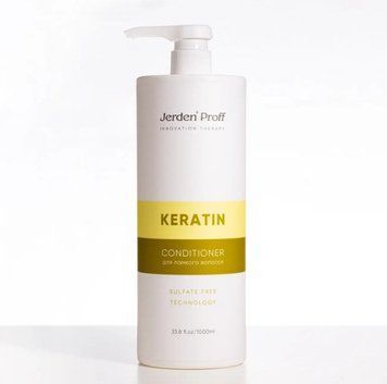 Кондиционер для волос безсульфатний с кератином Jerden Proff Keratin Conditioner 1000 мл 00-00017485 фото