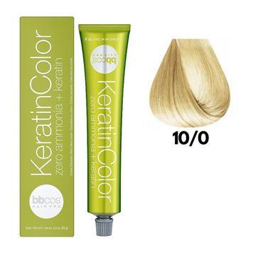 Крем-краска безаммиачная для волос BBCos Keratin Color №10.0 Platinum Blonde 100 мл 00-00023173 фото