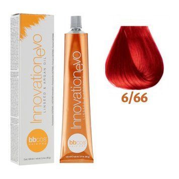 Крем-краска для волос BBCos Innovation Evo №6.66 Intense Dark Red Blond 100 мл 00-00023129 фото