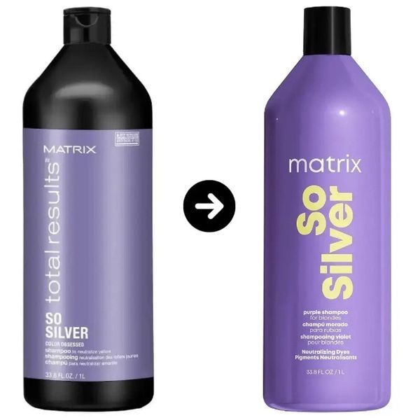 Шампунь для нейтралізації жовтизни волосся Matrix Total Results So silver 1000 мл 00-00010016 фото