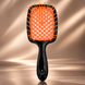 Щітка для волосся Janeke Superbrush Чорно-оранжева 00-00018967 фото 2