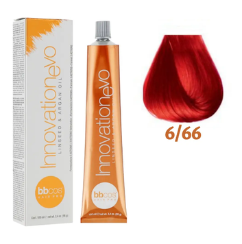 Крем-фарба для волосся BBCos Innovation Evo №6/66 Blonde Dark Red Intence 100 мл 00-00024199 фото