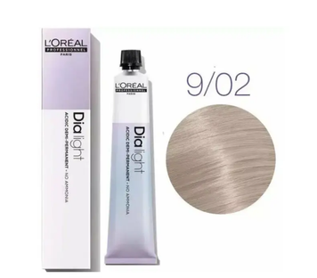 Гель-краска без аммиака L'Oreal Professionnel DIA Light №9.02 Молочный коктейль перламутровый 50 мл 00-00016212 фото