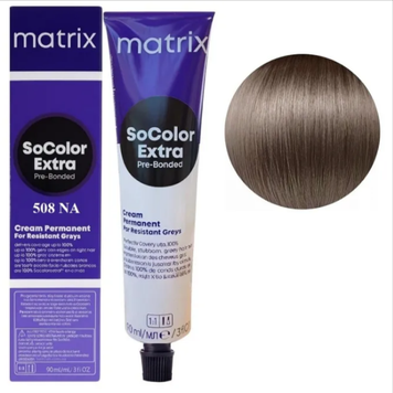 Крем-фарба для волосся Matrix Socolor Beauty Extra №508NA Light blond natural ash 90 мл 00-00026471 фото