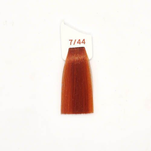 Крем-фарба аміачна для волосся Inebrya Сolor №7/44 Blonde Intense Copper 100 мл 00-00021453 фото