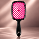 Щітка для волосся Janeke Superbrush Чорно-рожева 00-00018039 фото 2