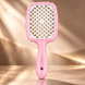 Щетка для волос Janeke Superbrush SMALL Розово-белый 00-00018387 фото 1