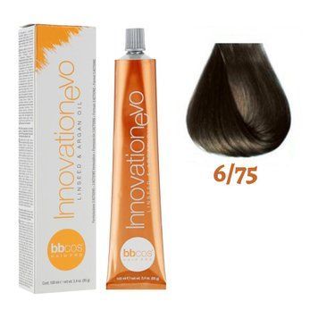 Крем-краска для волос BBCos Innovation Evo №6.75 Dark Chocolate Blond 100 мл 00-00023130 фото