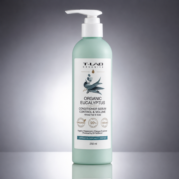 Кондиціонер для жирного волосся T-LAB Organic Eucalyptus Sebum Control & Volume Conditioner 250 мл 00-00023403 фото