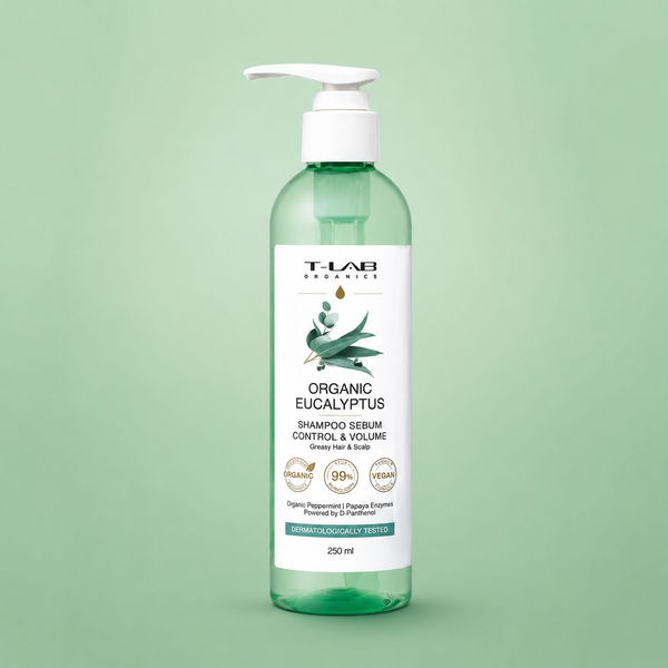 Шампунь для жирного волосся T-Lab Professional Organic Eucalyptus 250 мл 00-00023402 фото