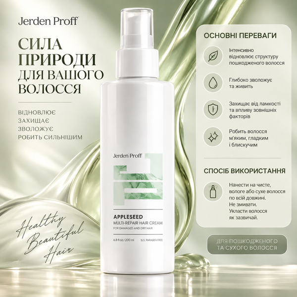 Крем мультифункційний для волосся Jerden Proff Multi-Repair Hair Cream 200 мл 00-00022936 фото