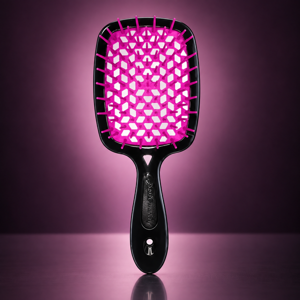 Щітка для волосся Janeke Superbrush SMALL Чорна з фуксією 00-00018965 фото